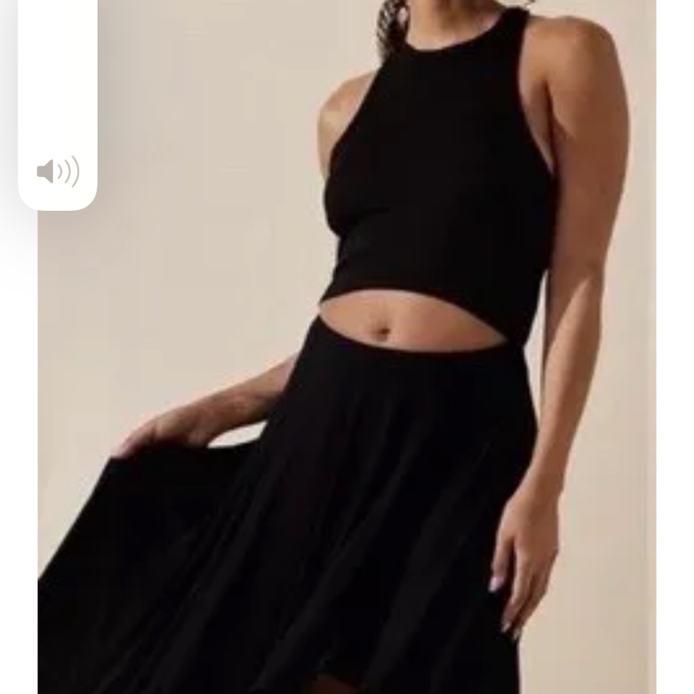 New Free People FP Beach Bethany Midi Dress Small Cut Out Size L